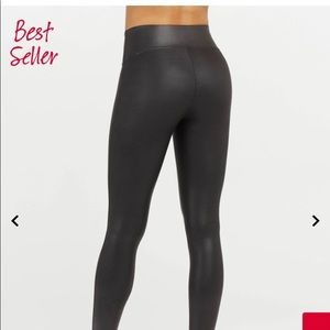 Spanx Faux Leather Leggings (Like New)
